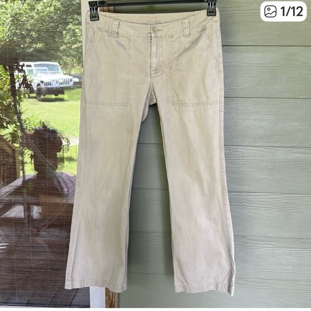 North Face Khaki Pants- Size 8 SHORT